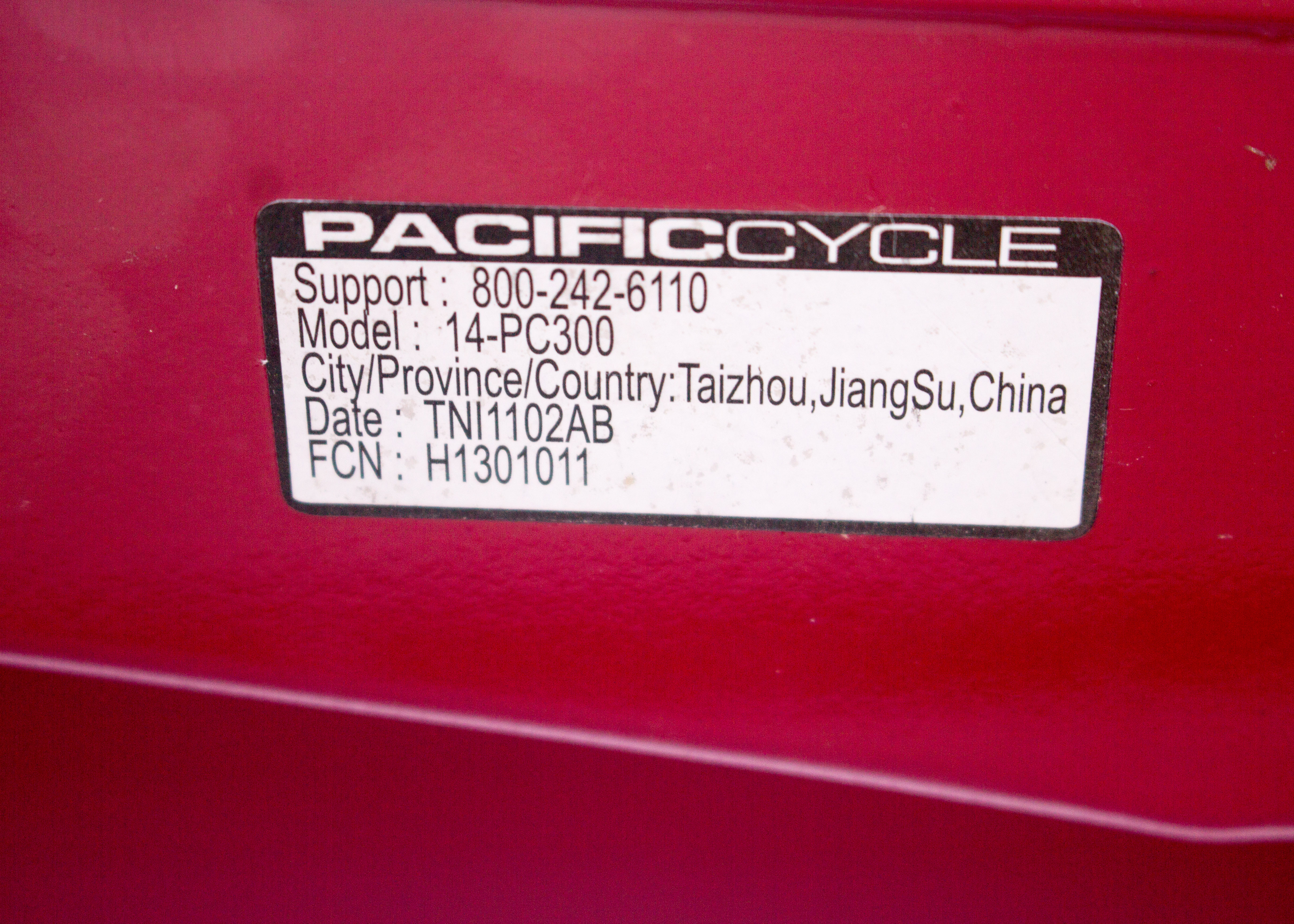 Vintage  Reproduction Children's Fire Engine Pedal Car