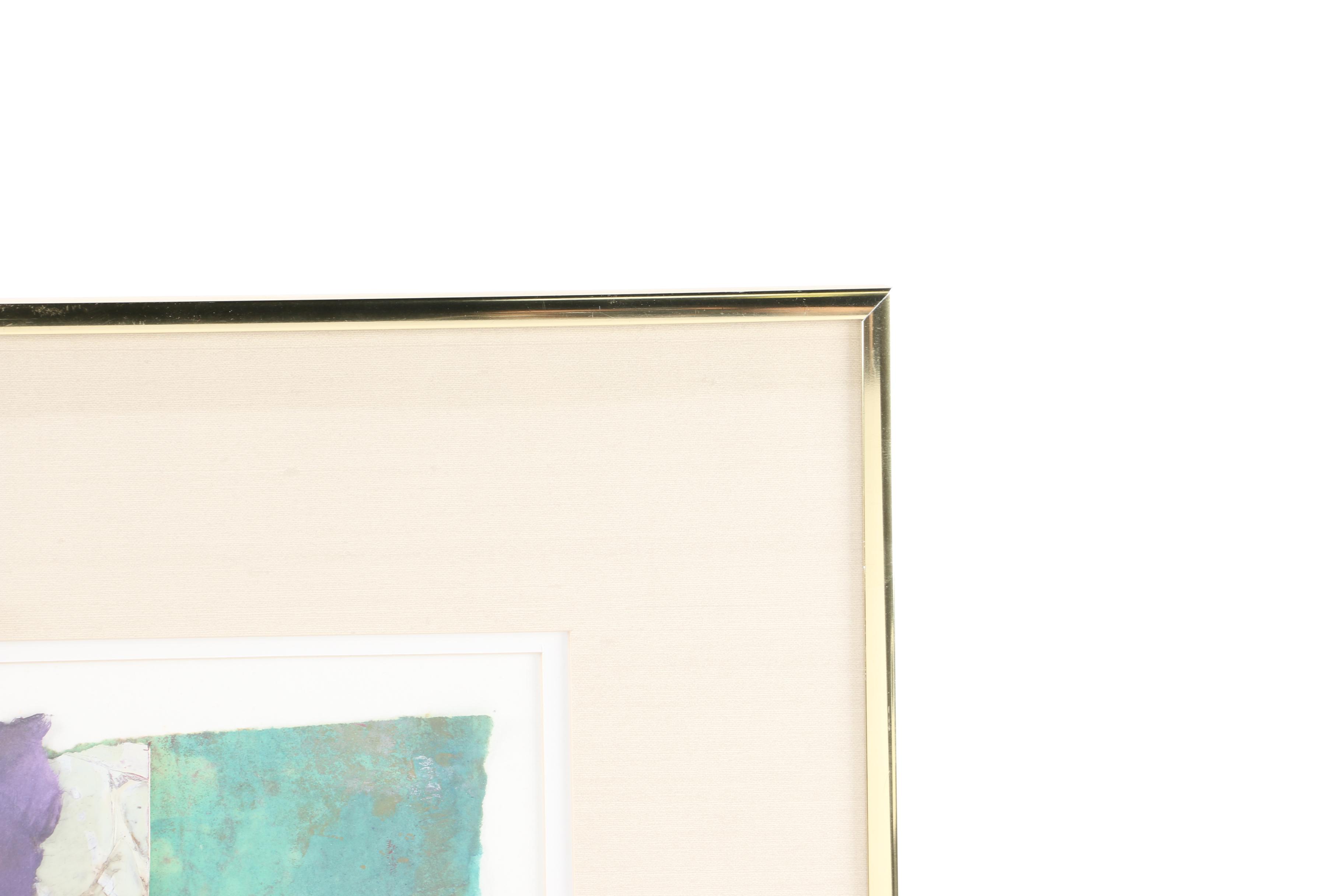 Romanos Rizk Mixed Media Collage "One With the Tao #739"