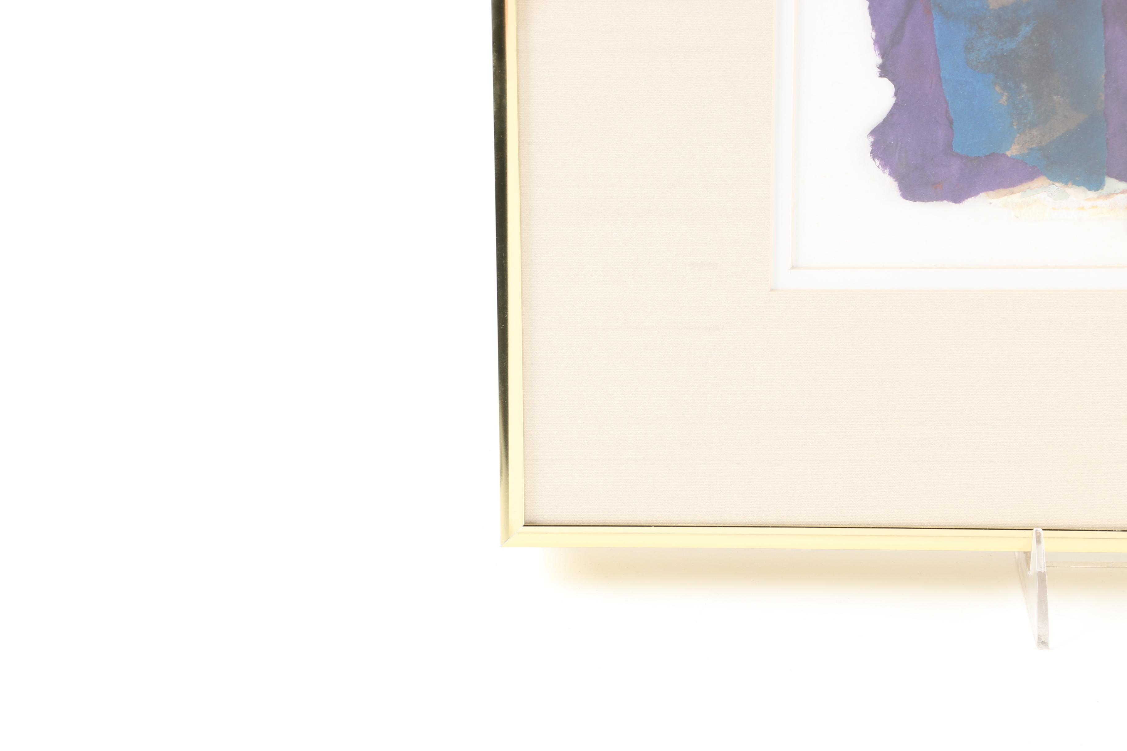 Romanos Rizk Mixed Media Collage "One With the Tao #739"