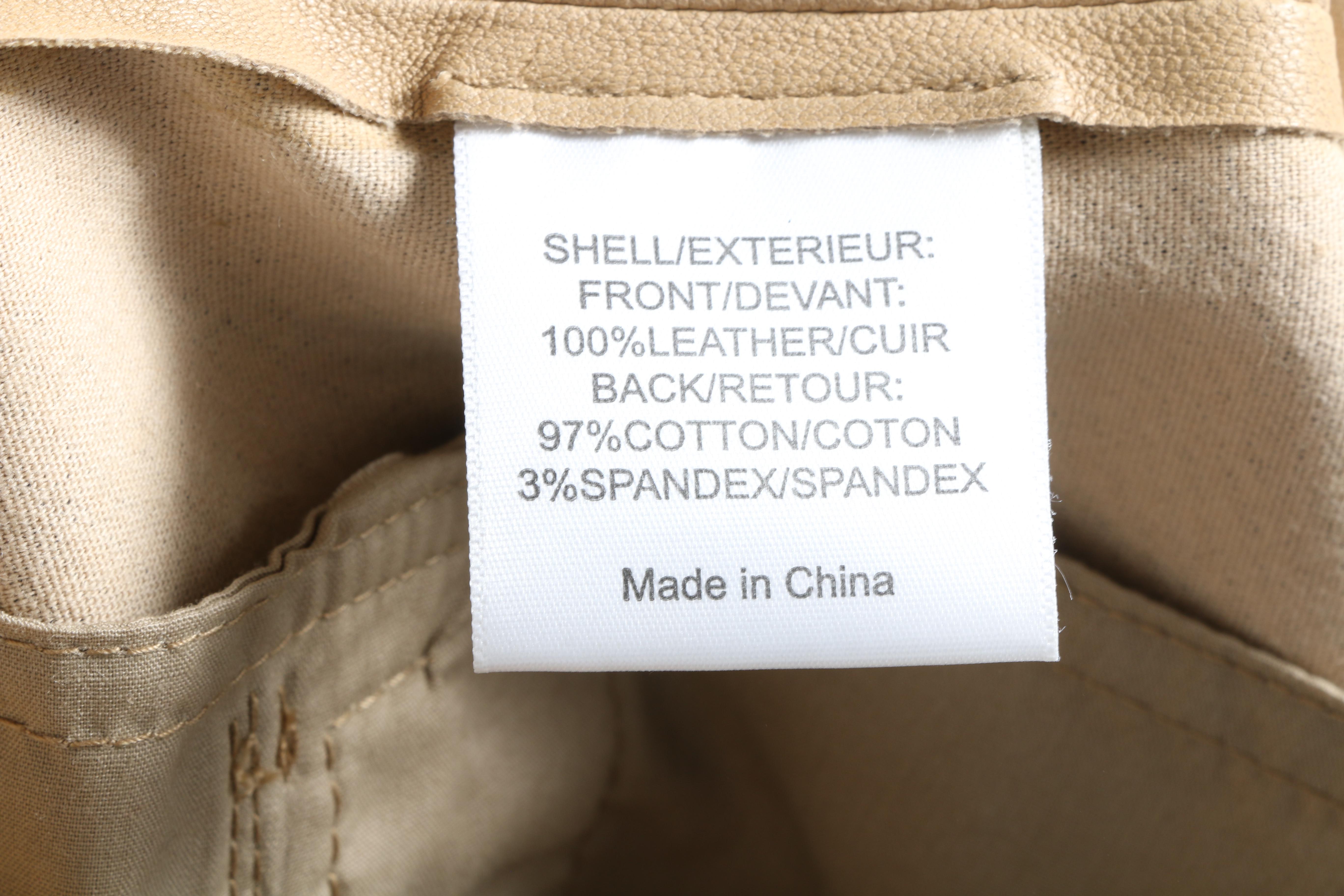 Tory Burch Cotton Polo and Leather Pants