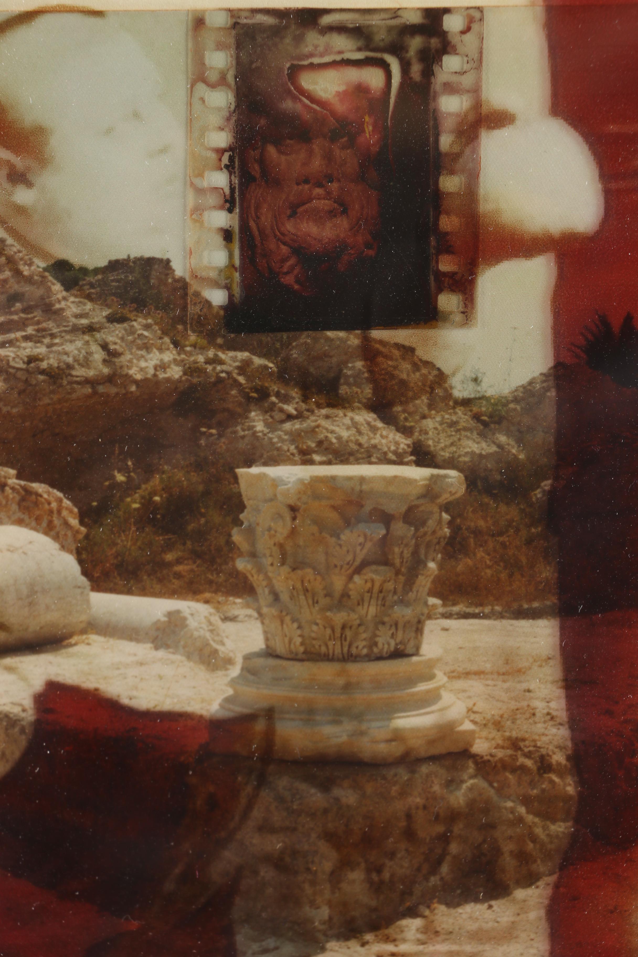 Gregg Harper Photo-Acetate Collage "The Show: Old Mythologies III (after Frederick W. Glasier)"