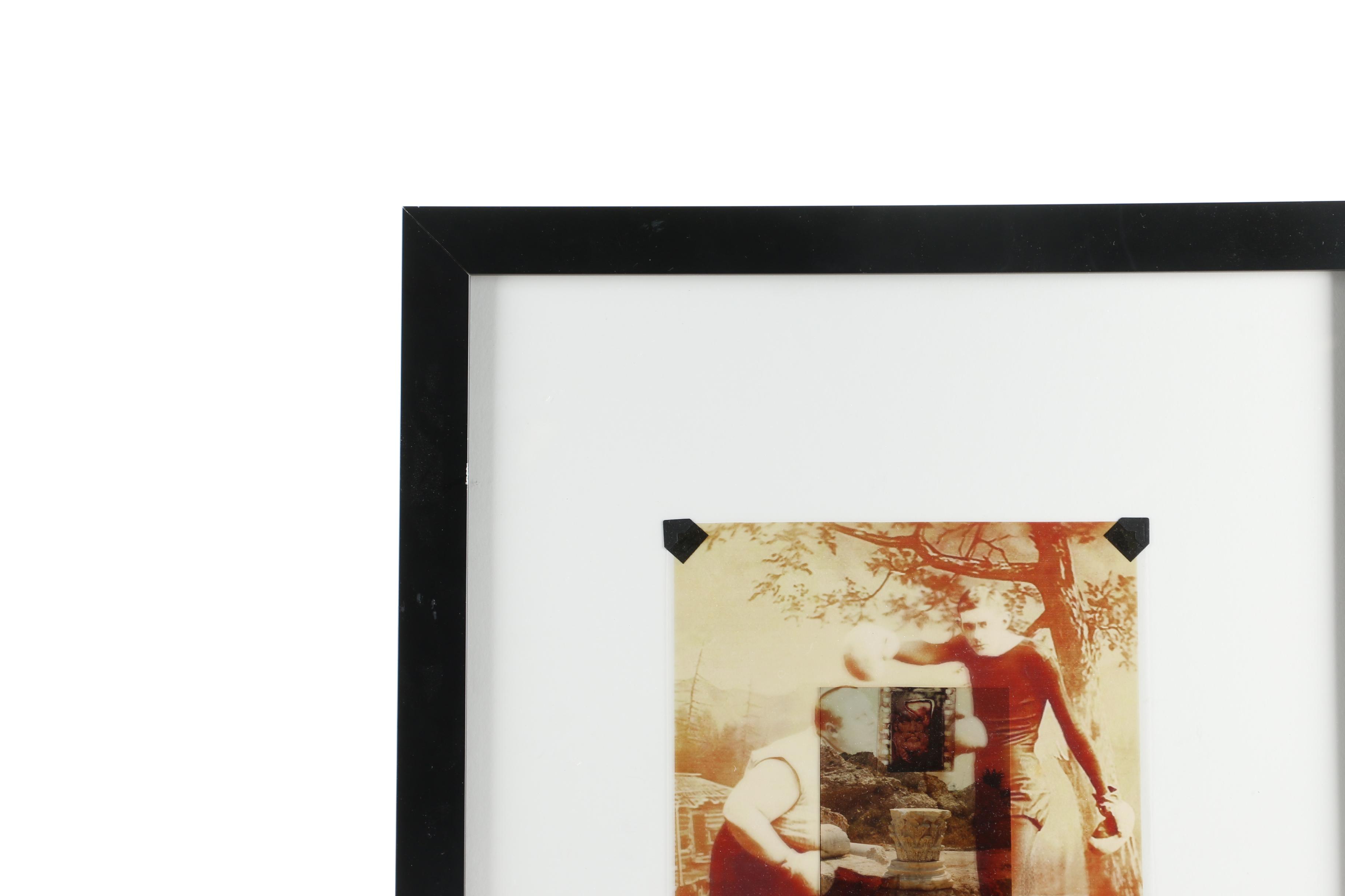 Gregg Harper Photo-Acetate Collage "The Show: Old Mythologies III (after Frederick W. Glasier)"