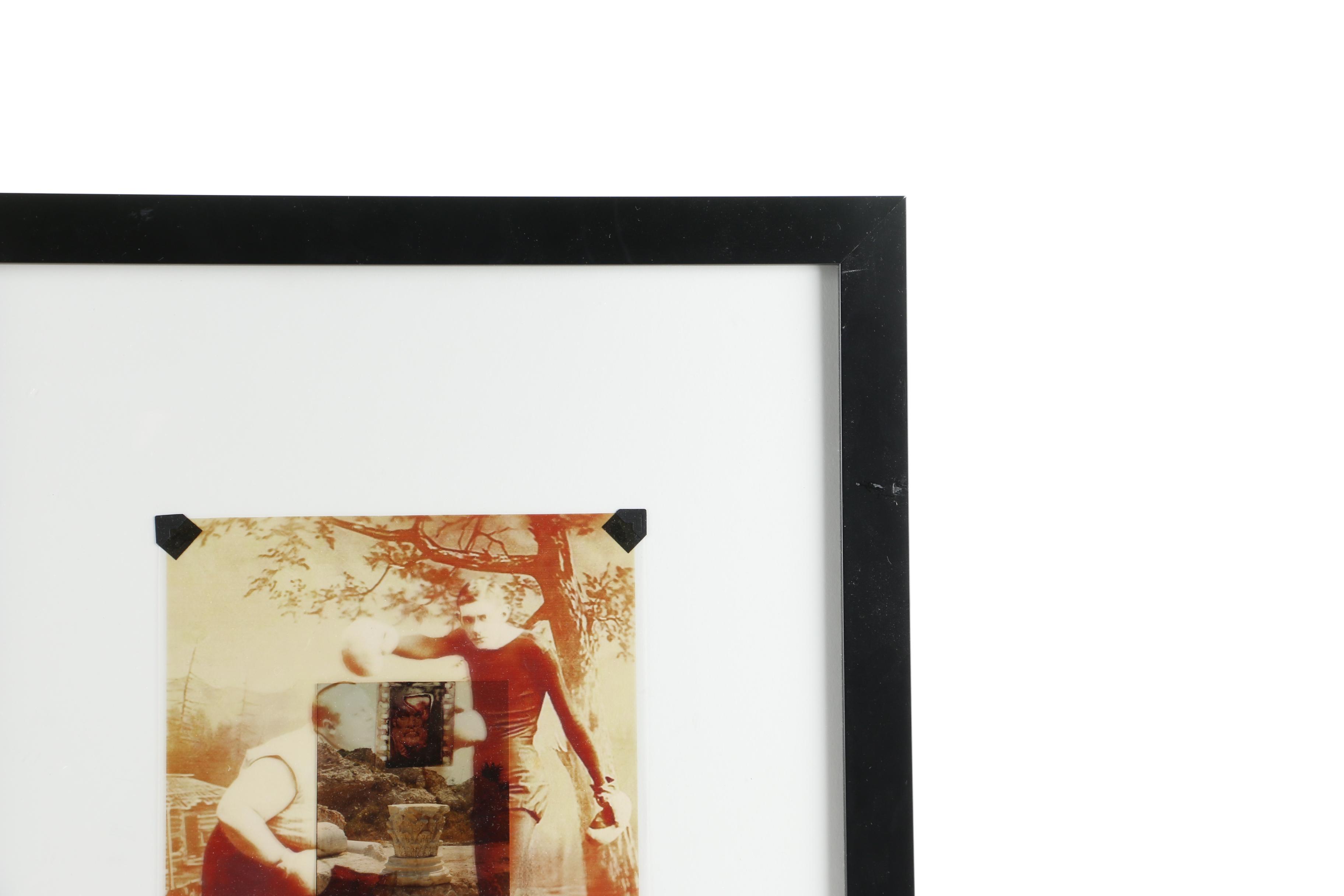 Gregg Harper Photo-Acetate Collage "The Show: Old Mythologies III (after Frederick W. Glasier)"