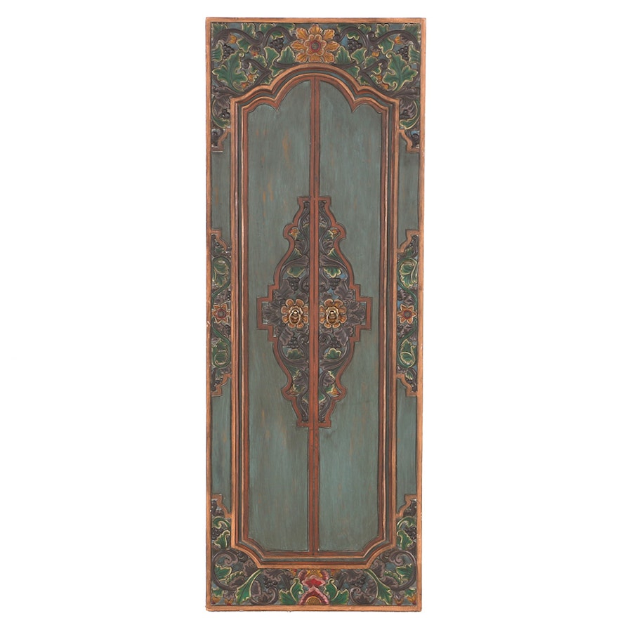 Ornate Door Panel Wall Decor