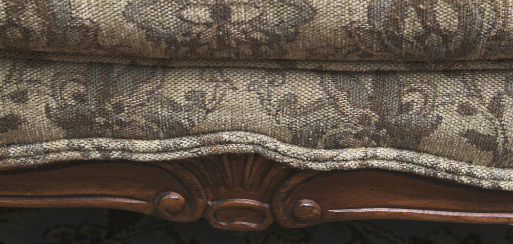 Lillian August Collection Armchair and Ottoman