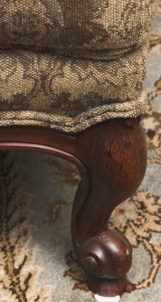 Lillian August Collection Armchair and Ottoman