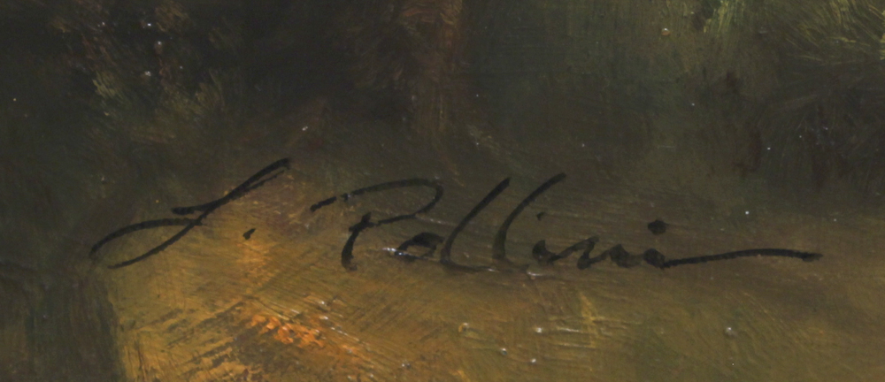 Signed Acrylic Painting by L. Pollini