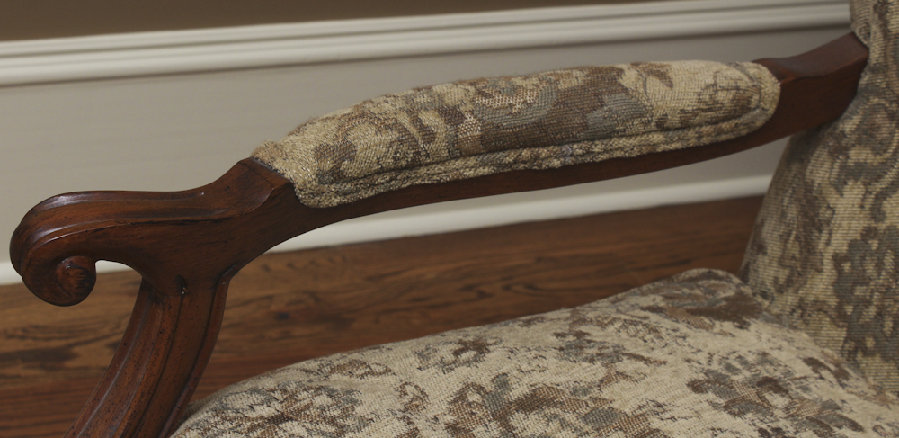 Lillian August Collection Armchair and Ottoman