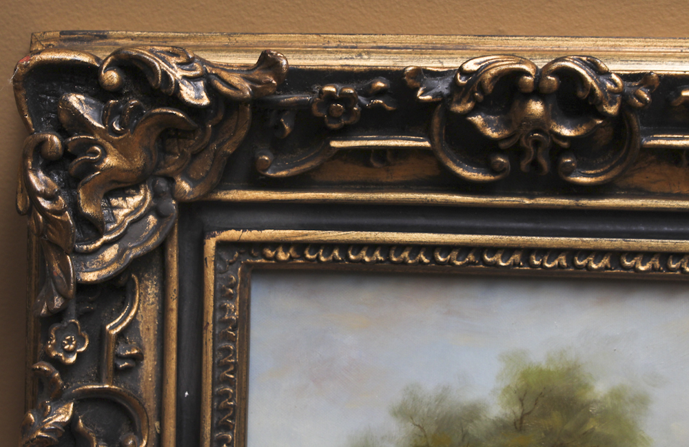 Signed Acrylic Painting by L. Pollini