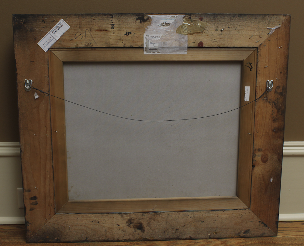 Signed Acrylic Painting by L. Pollini