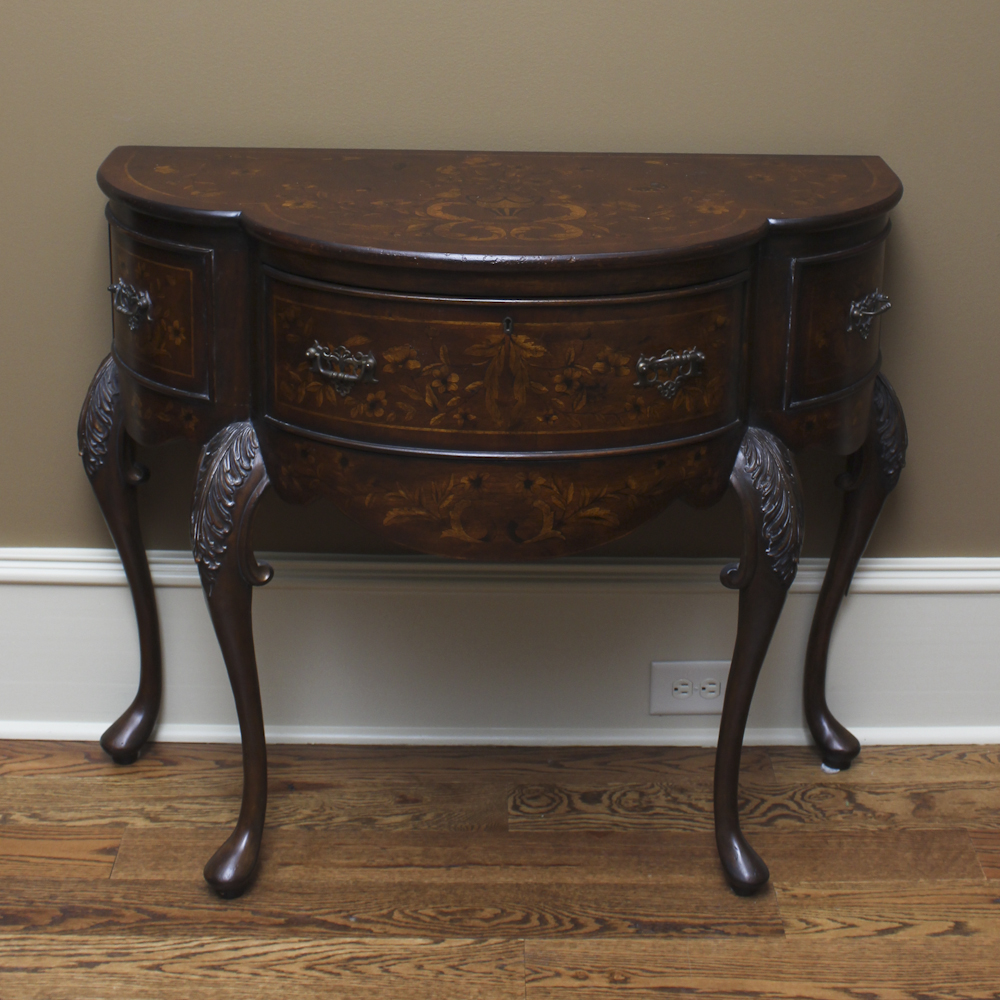 "European Crossroads" Demilune Console Table by John-Richard