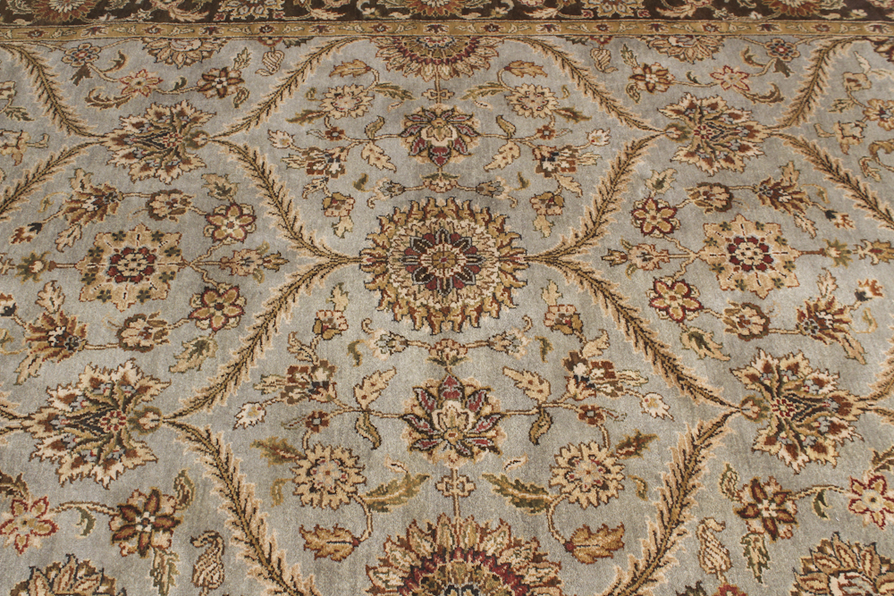 Ornate Hand-Knotted Oriental Area Rug
