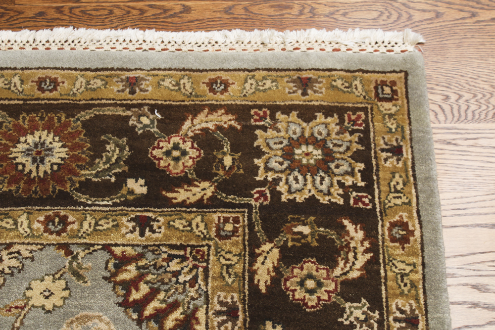 Ornate Hand-Knotted Oriental Area Rug