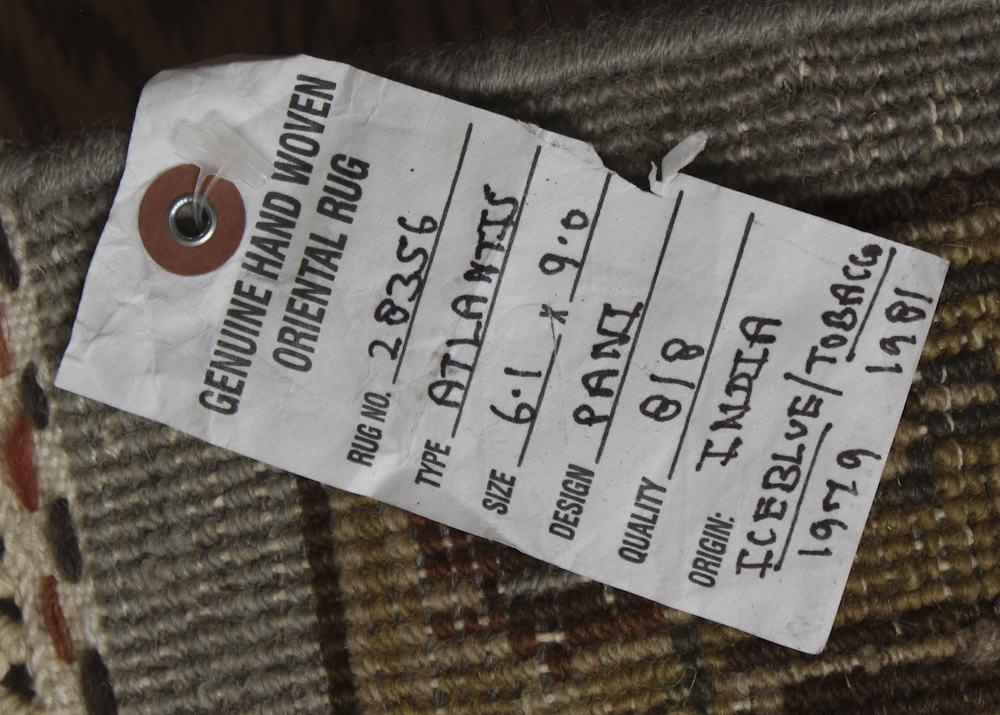 Ornate Hand-Knotted Oriental Area Rug