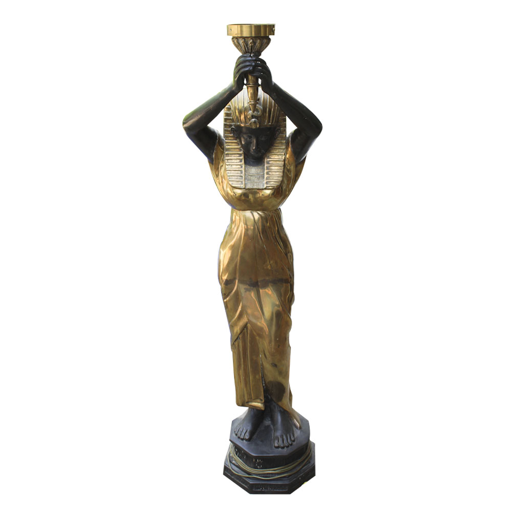 Egyptian Female Floor Lamp