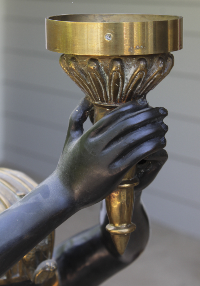 Egyptian Female Floor Lamp