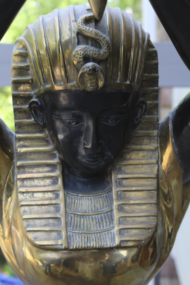 Egyptian Female Floor Lamp