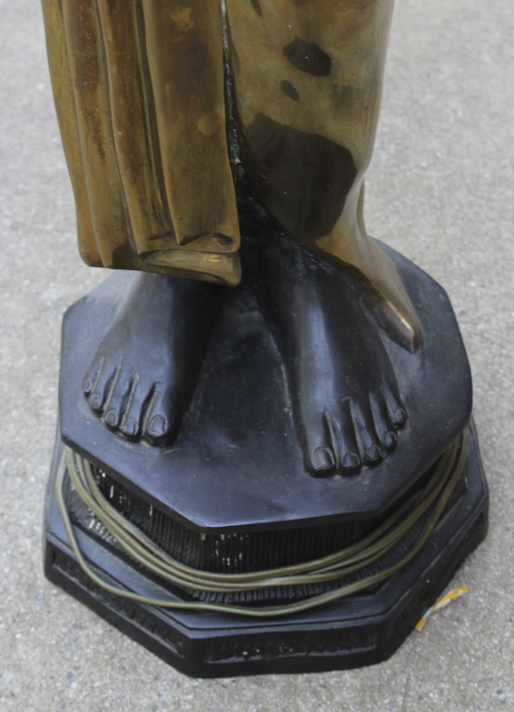 Egyptian Female Floor Lamp