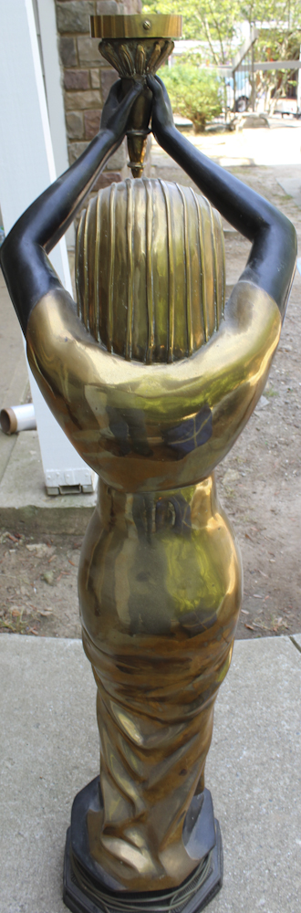 Egyptian Female Floor Lamp