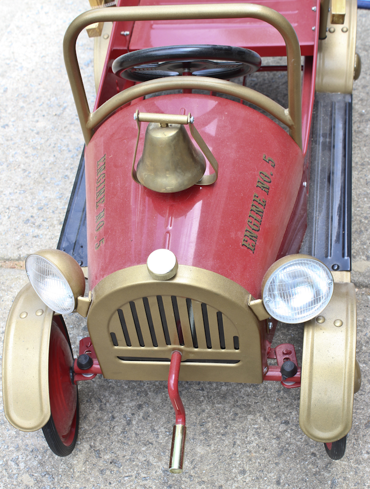 Kids Fire Engine Pedal Car