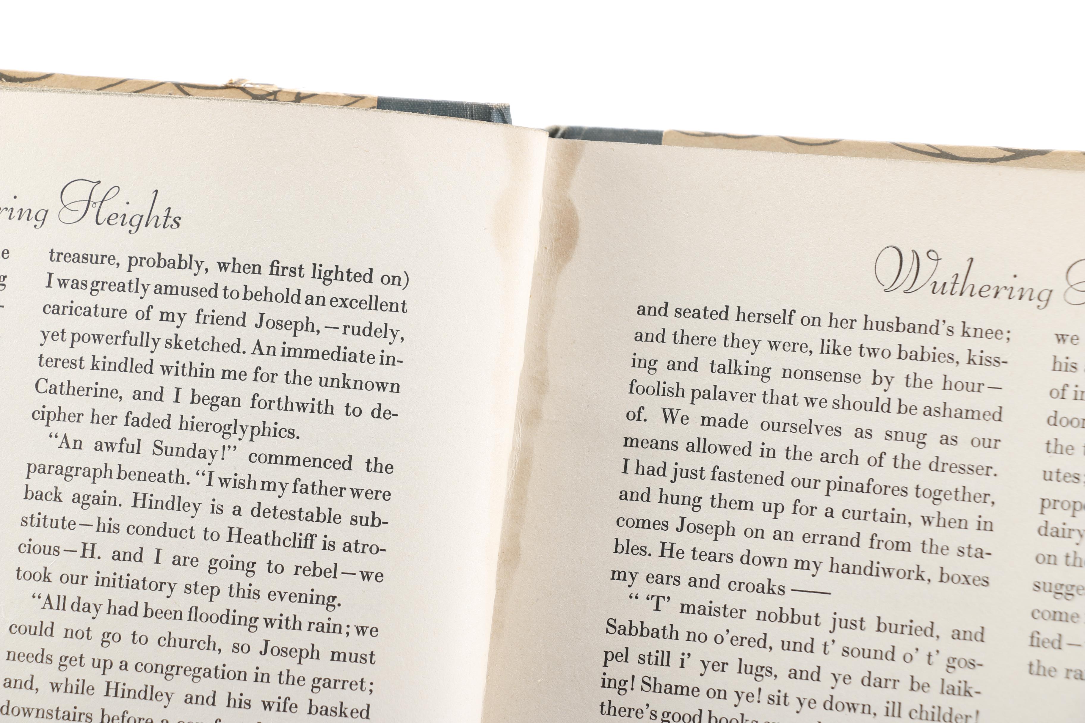 "Jane Eyre" by Charlotte Brontë and "Wuthering Heights" by Emily Brontë