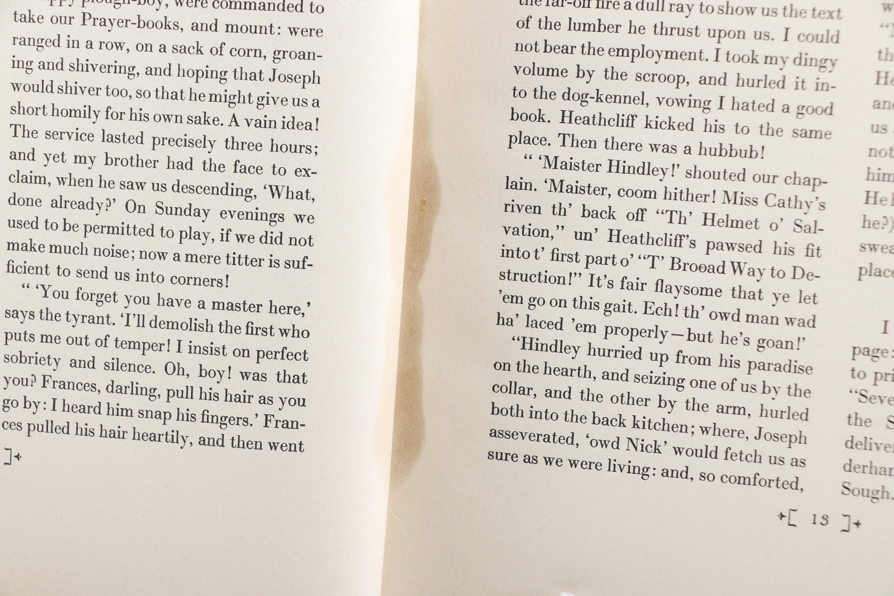 "Jane Eyre" by Charlotte Brontë and "Wuthering Heights" by Emily Brontë