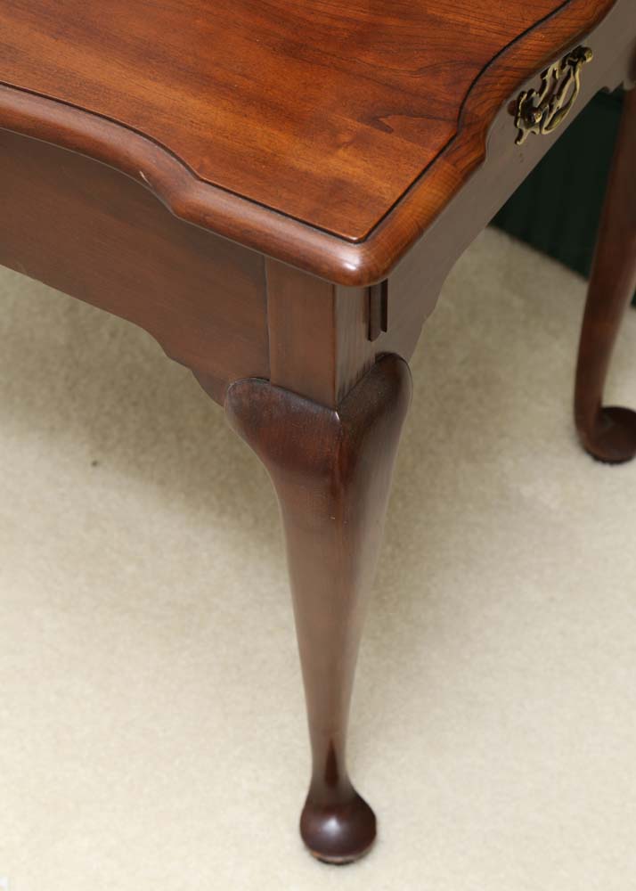 Queen Anne Cherry End Tables EBTH