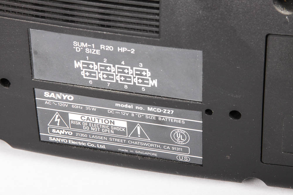Sanyo Portable Boombox