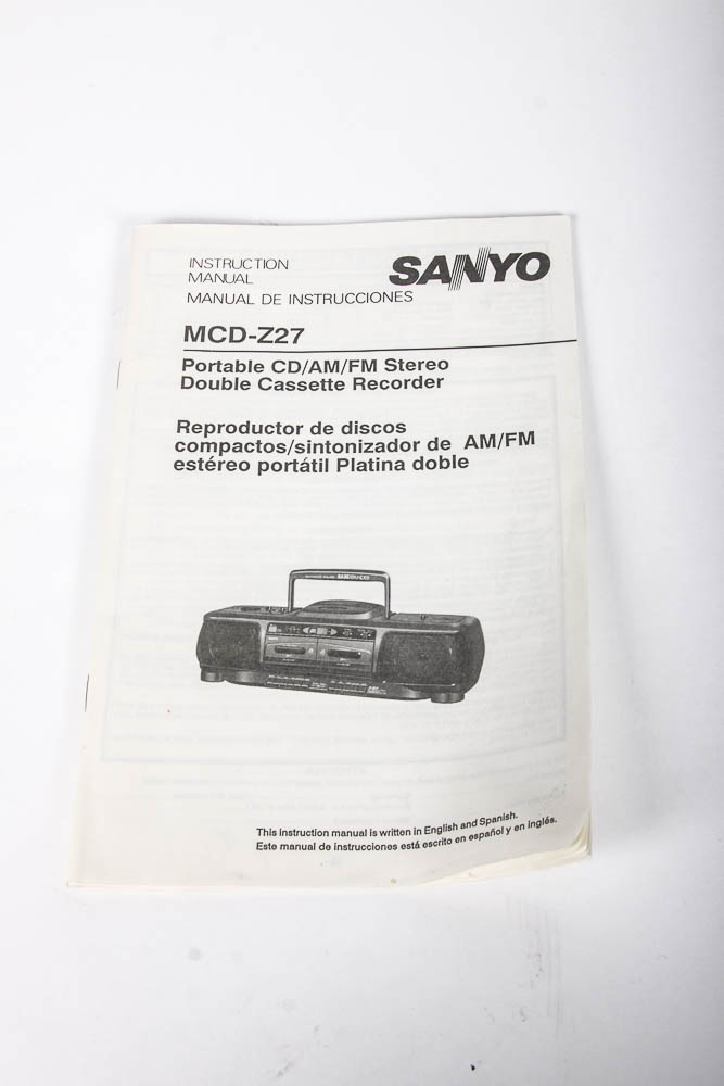 Sanyo Portable Boombox