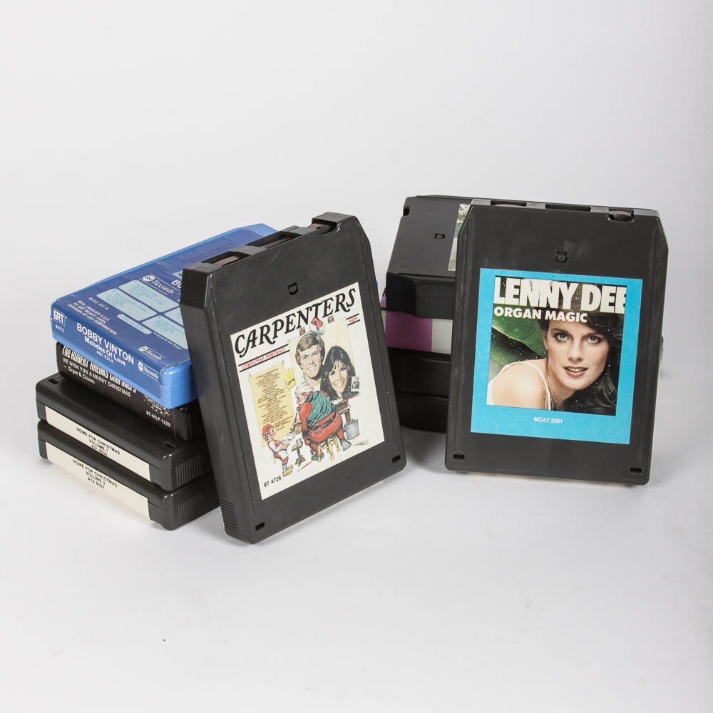 Carpenters and Other Vintage 8-Track Tapes