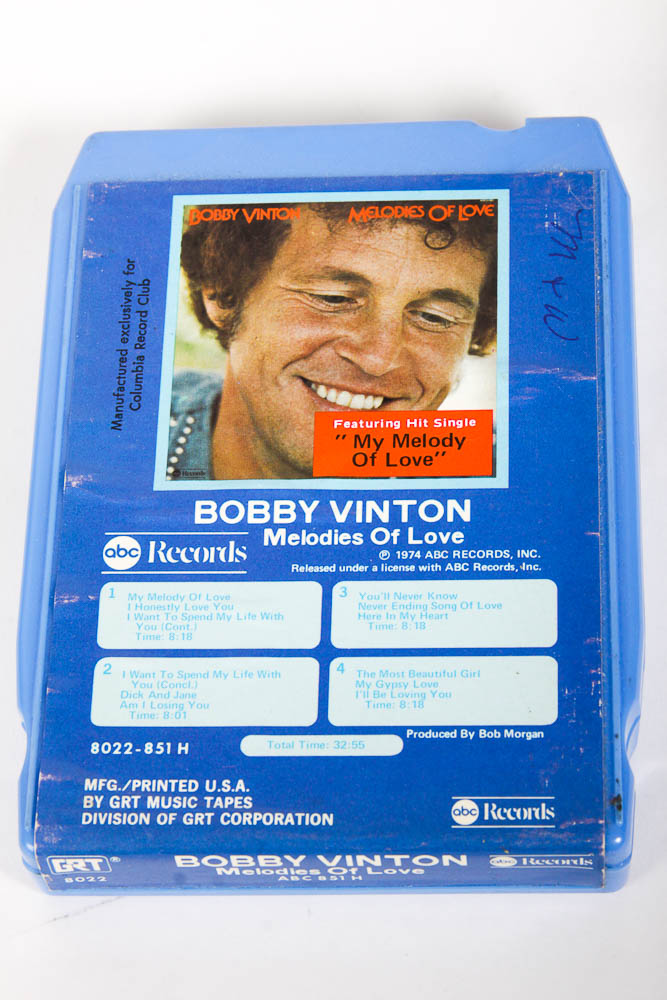 Carpenters and Other Vintage 8-Track Tapes