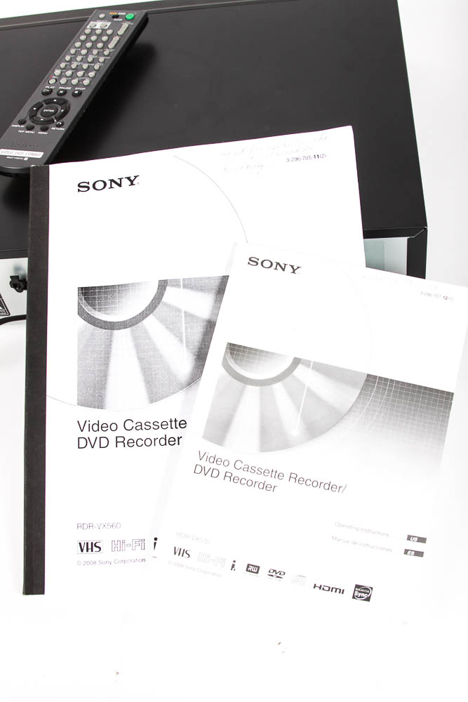Sony DVD/VHS Player