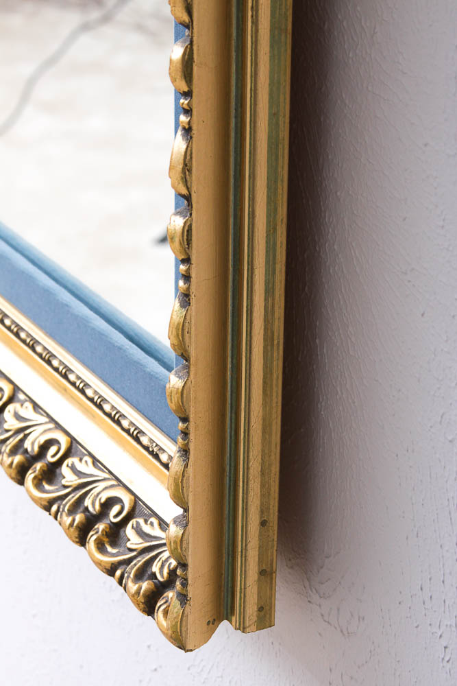 Gold Tone Wall Mirror