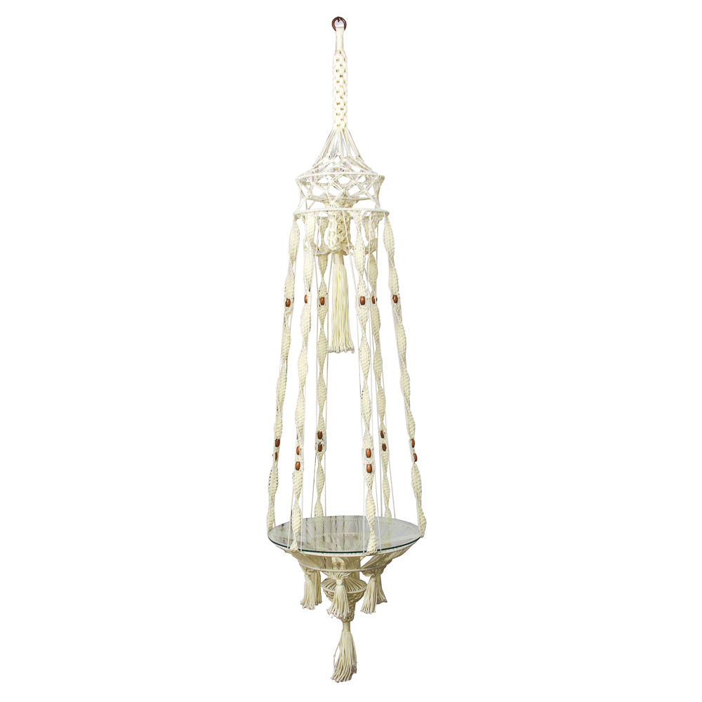 Hanging Macrame Shelf