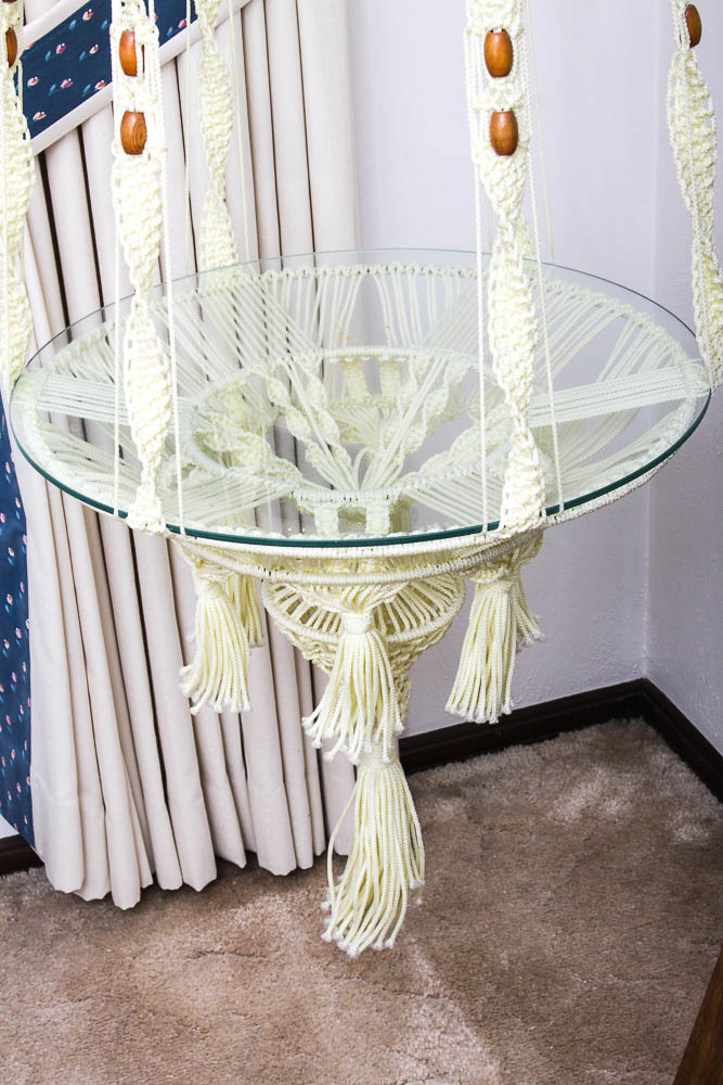 Hanging Macrame Shelf