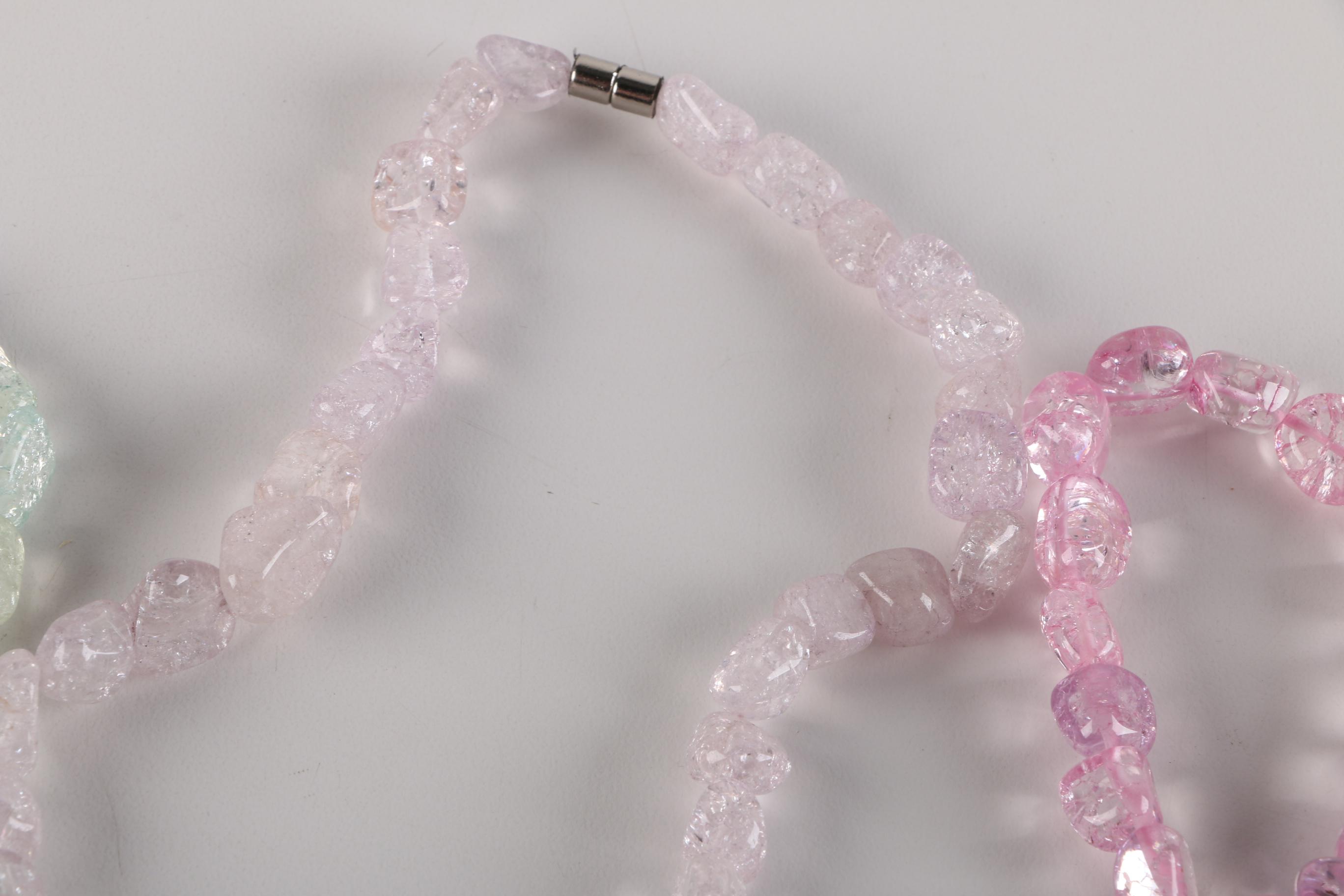 Stone and Crystal Necklaces and Bracelets