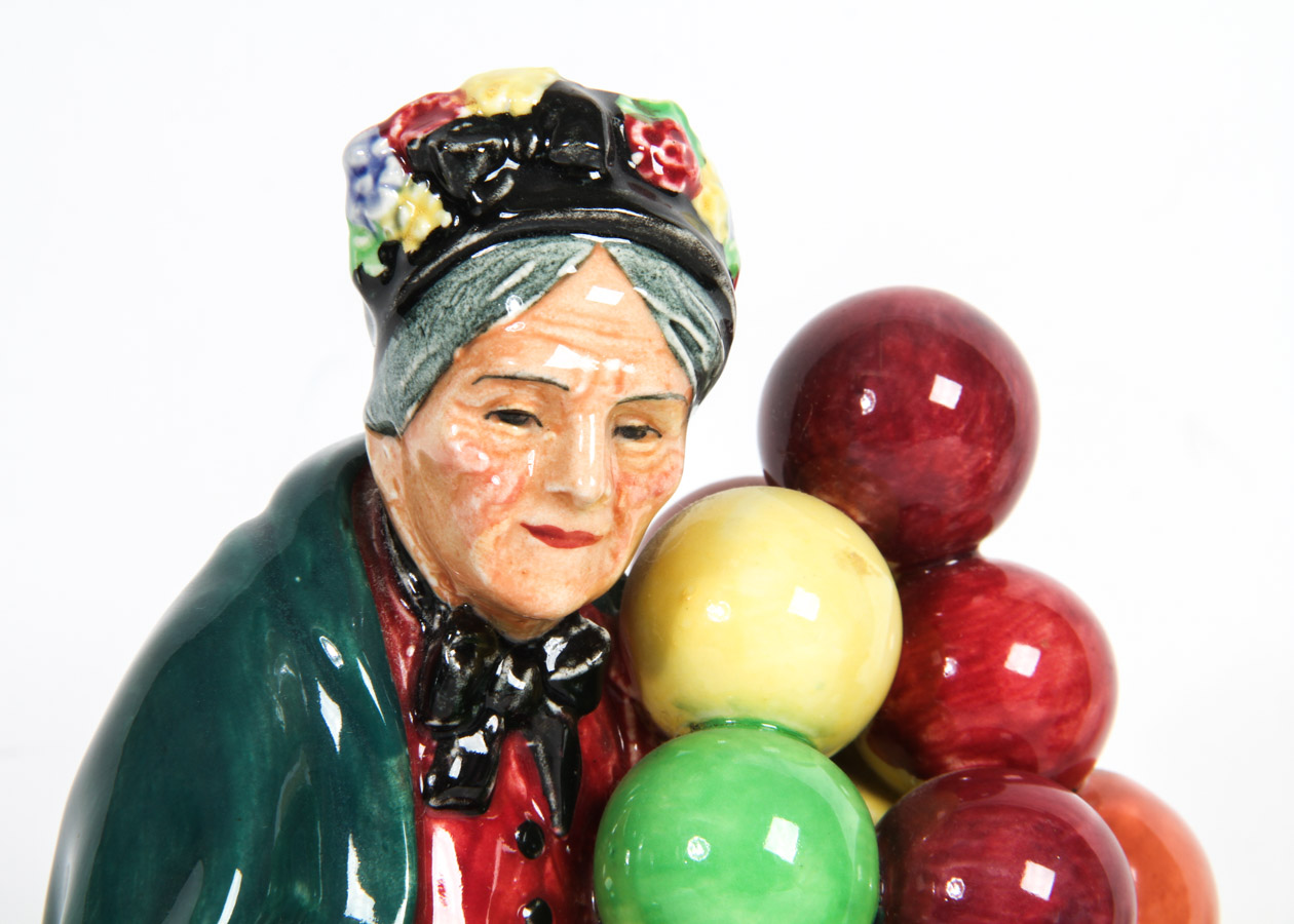 Royal Doulton "The Old Ballon Seller" and "The Balloon Man" Figurines