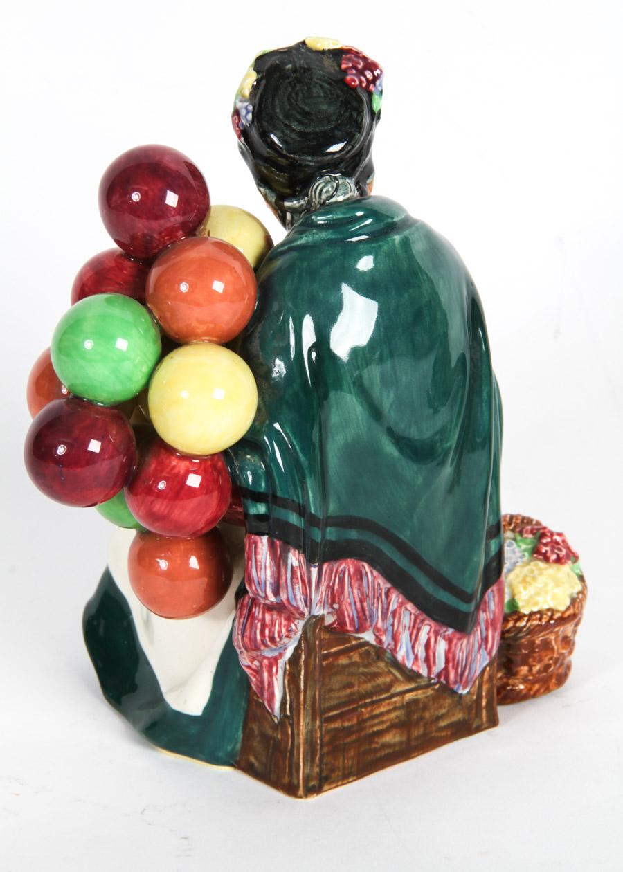 Royal Doulton "The Old Ballon Seller" and "The Balloon Man" Figurines