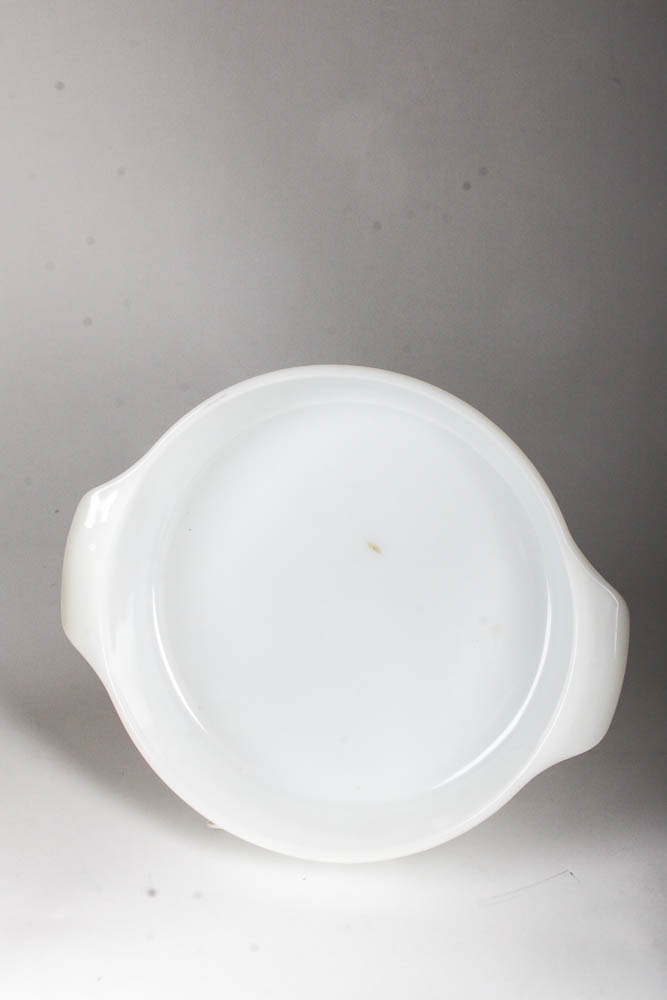 White Glass Fire-King Bakeware