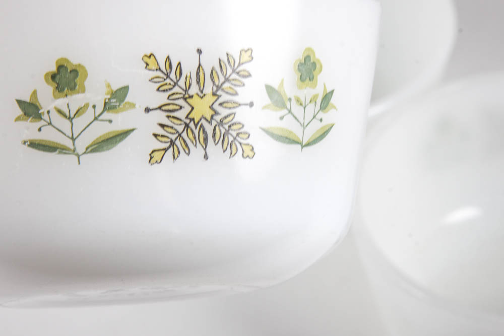 White Glass Fire-King Bakeware
