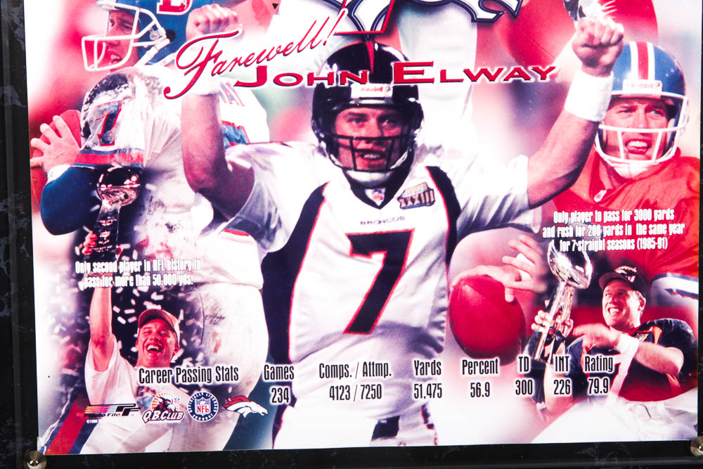 Denver Broncos Football Memorabia Collection