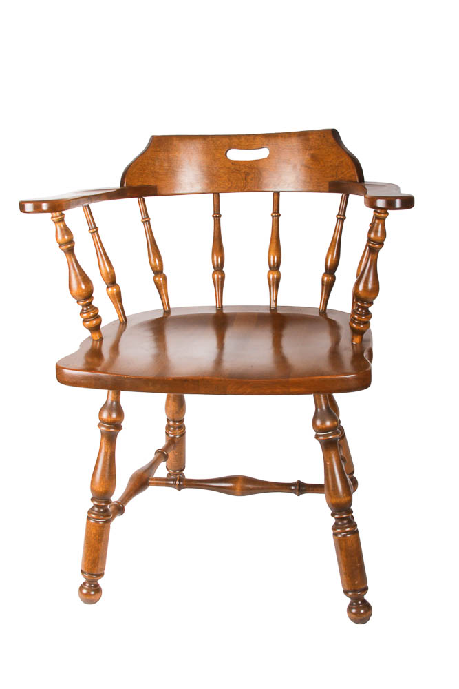 Ethan Allen Dining Armchairs With Table