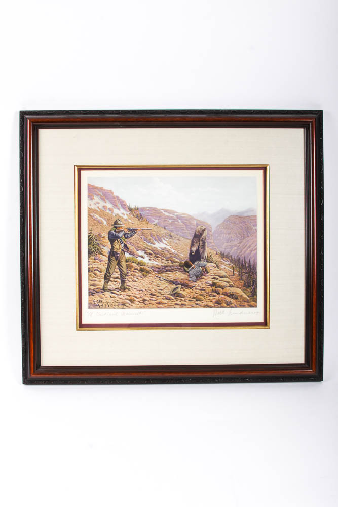 After Robert Lindneux Set of Three Signed Prints