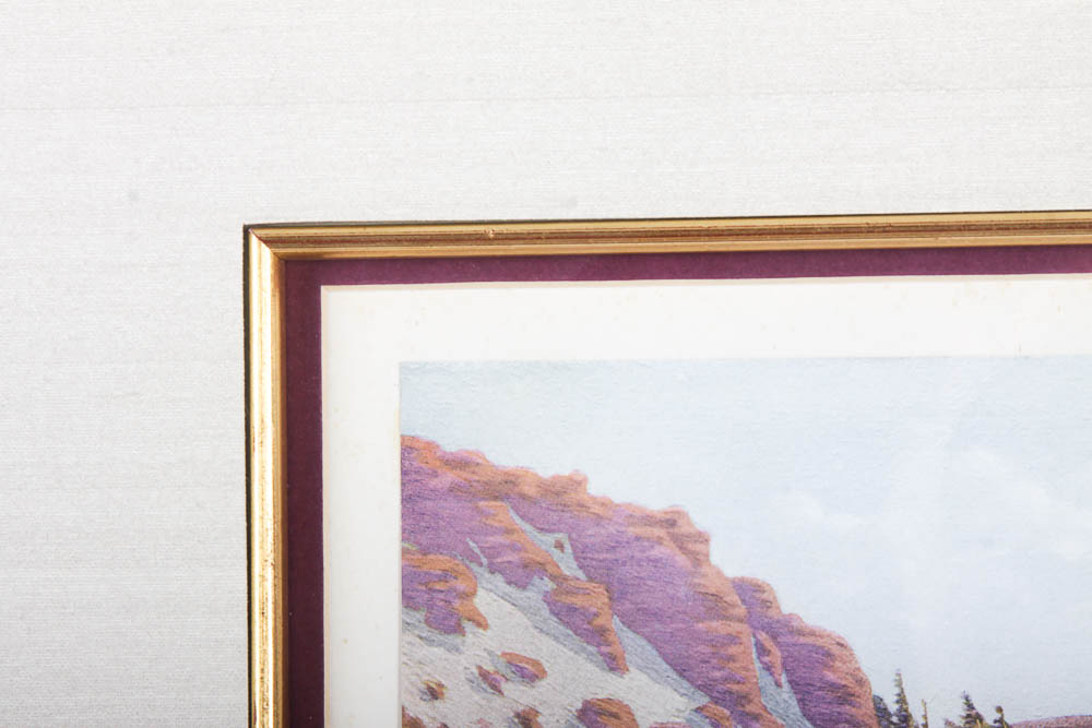 After Robert Lindneux Set of Three Signed Prints
