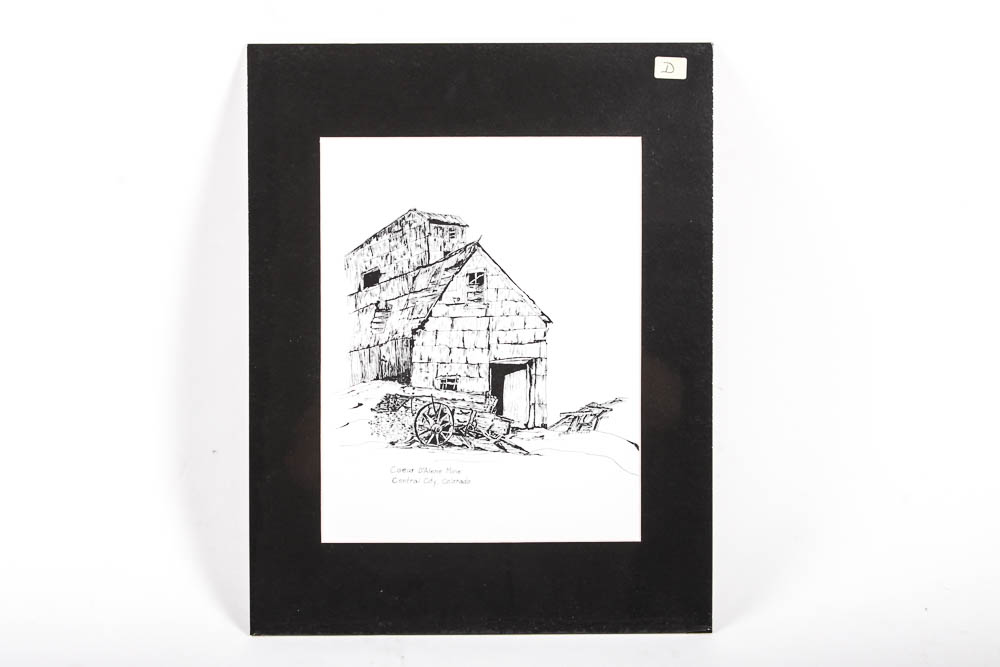 Jean Dreyer Colorado Mines Sketches