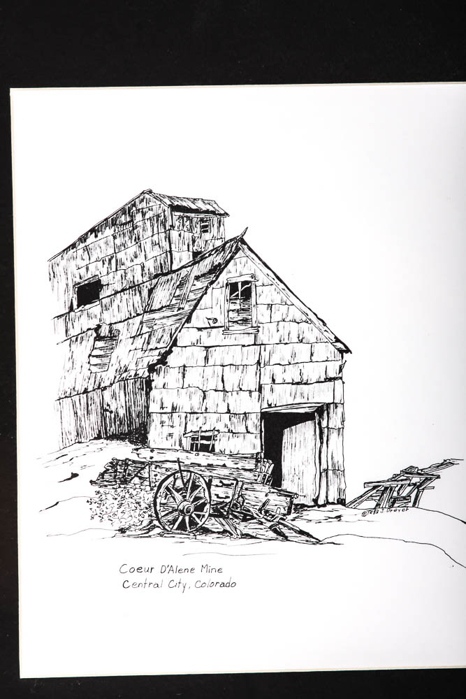 Jean Dreyer Colorado Mines Sketches