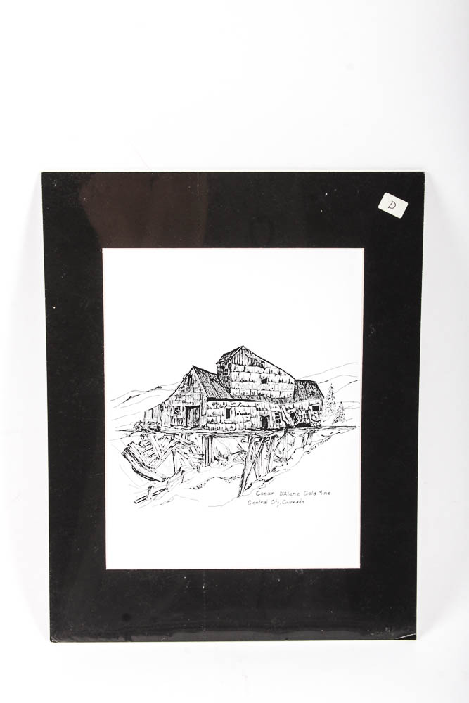 Jean Dreyer Colorado Mines Sketches