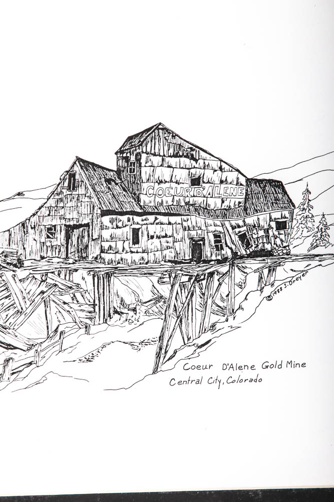 Jean Dreyer Colorado Mines Sketches