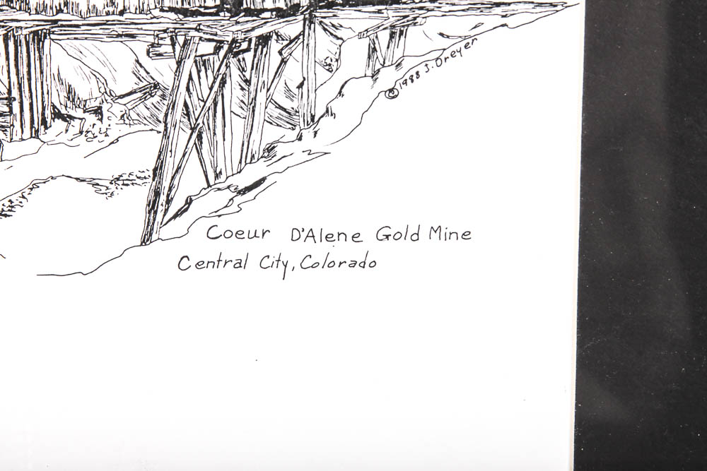 Jean Dreyer Colorado Mines Sketches