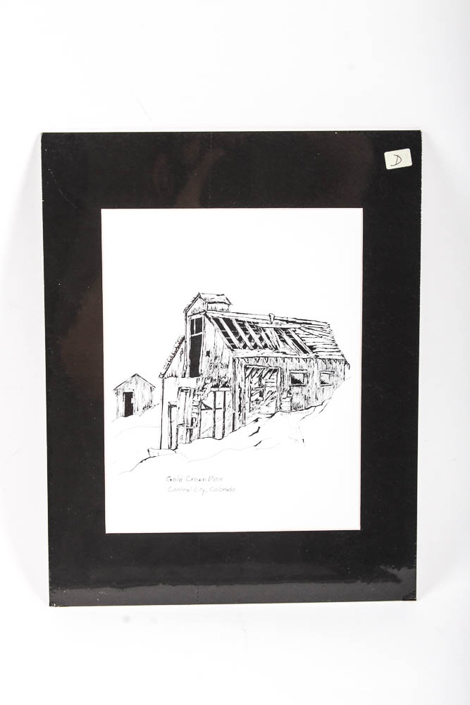 Jean Dreyer Colorado Mines Sketches
